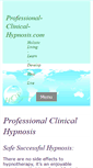 Mobile Screenshot of professional-clinical-hypnosis.com